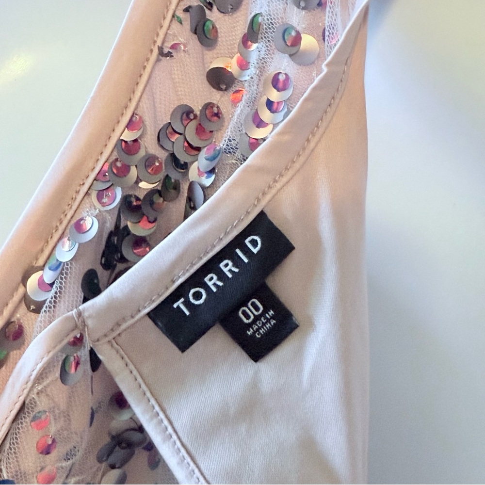 Torrid Sequin Party Dress ✨🌸 – New With Tags! Torrid size 00 - Picture 3 of 5